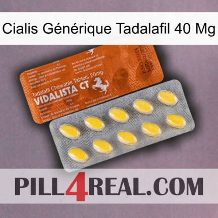 Cialis Générique Tadalafil 40 Mg 42